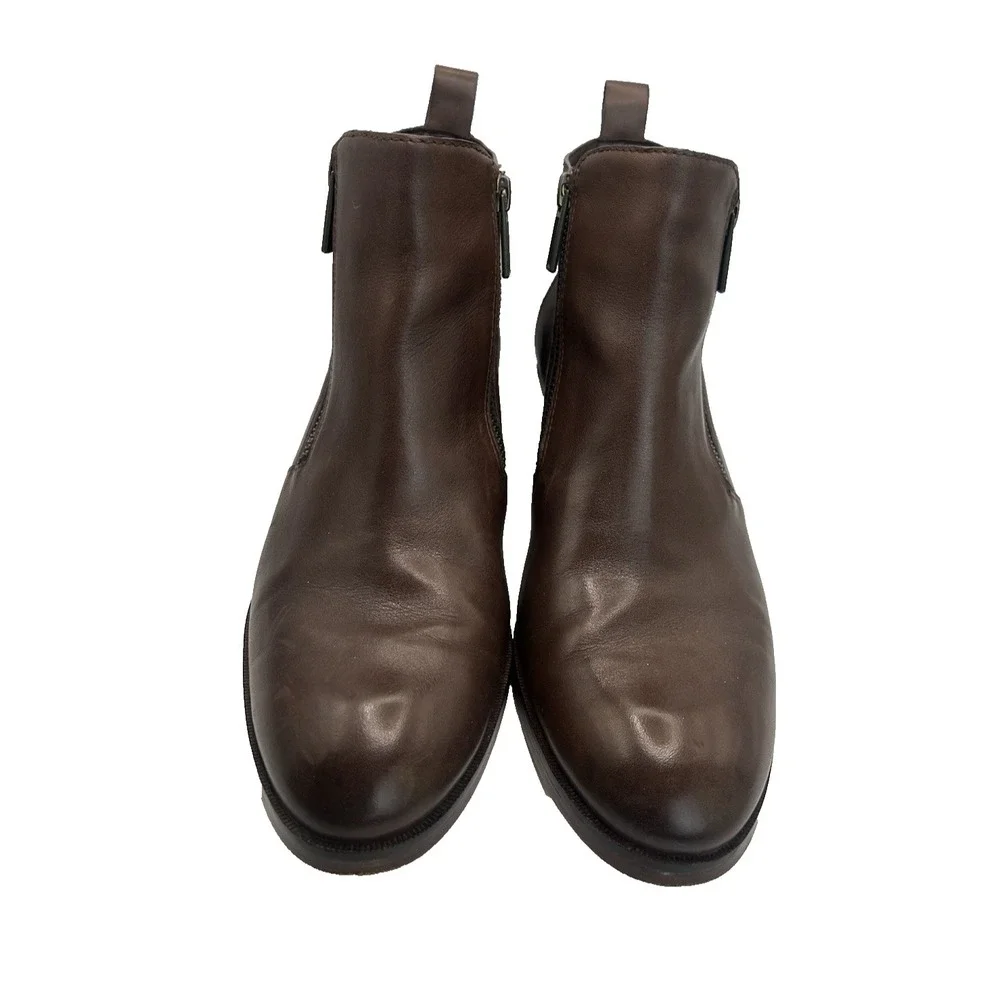 Cole Haan Ankle Boot Double Zip Effortless Closet Staple Size 9‎ 1/2